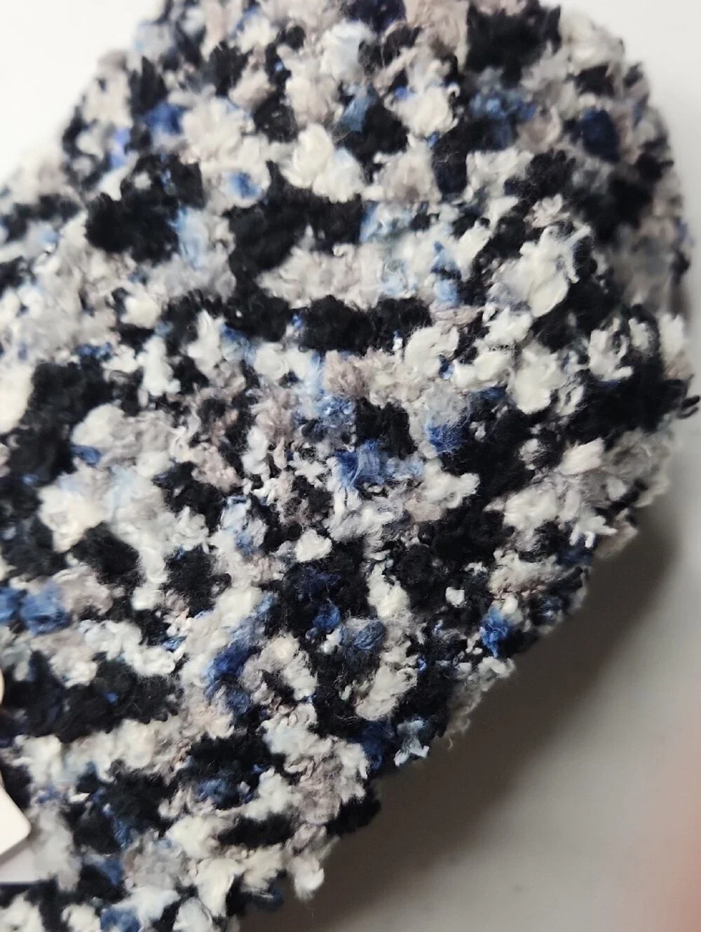 Nordstrom Women's Plush Fuzzy Socks in Black, Gray & Blue